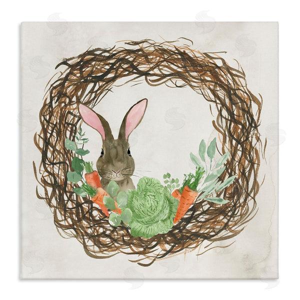 stupell industries Lucille Price | Spring Easter Wreath Wall Art
