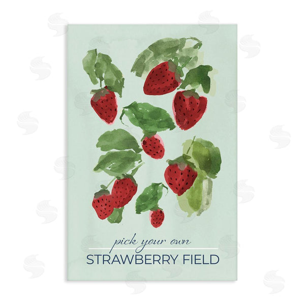 stupell industries Lucille Price | Strawberry Field Pick Your Own Wall Art
