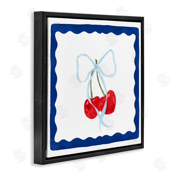 Stupell Industries Lucille Price | Summer Bordered Cherries Wall Art