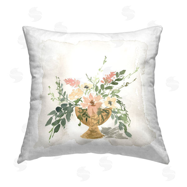 stupell industries Lucille Price | Sunday's Best Florals Printed Throw Pillow