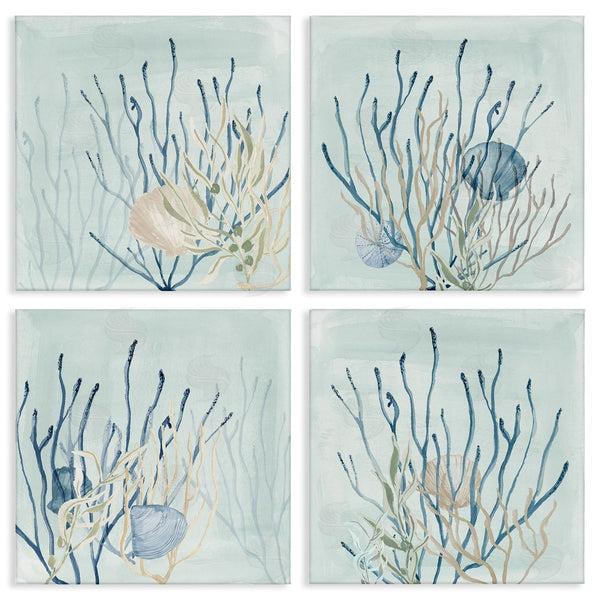 stupell industries Lucille Price | Swimming Underwater Sea Life Coral Wall Art