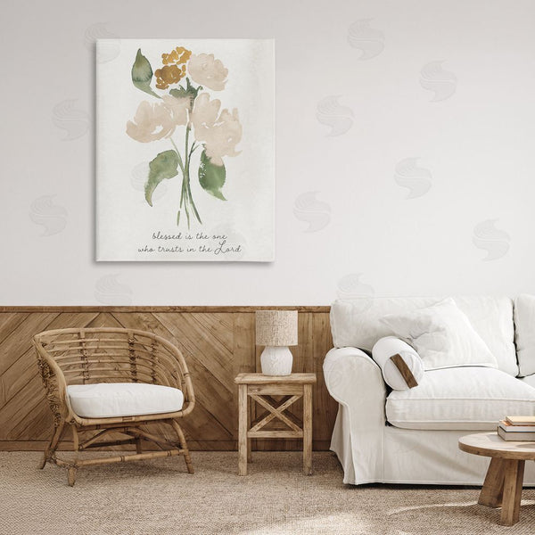 Stupell Industries Lucille Price | Who Trusts In The Lord Flowers Wall Art