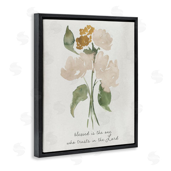 Stupell Industries Lucille Price | Who Trusts In The Lord Flowers Wall Art