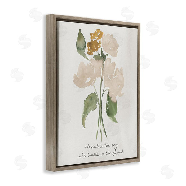 Stupell Industries Lucille Price | Who Trusts In The Lord Flowers Wall Art