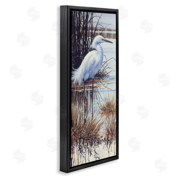 Stupell Industries Luke Buck | Egret With Modern Splash Wall Art