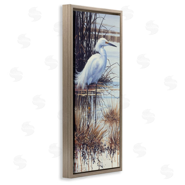 Stupell Industries Luke Buck | Egret With Modern Splash Wall Art