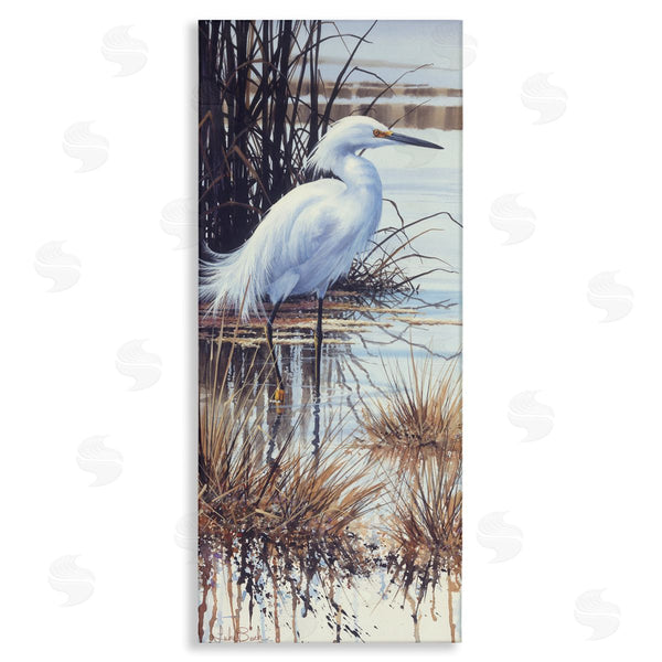 stupell industries Luke Buck | Egret with Modern Splash Wall Art