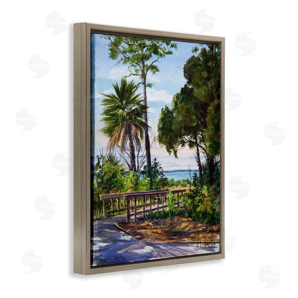 Stupell Industries Luke Buck | Tropical Boardwalk Landscape Wall Art