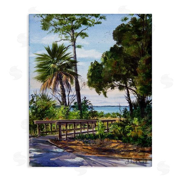 stupell industries Luke Buck | Tropical Boardwalk Landscape Wall Art