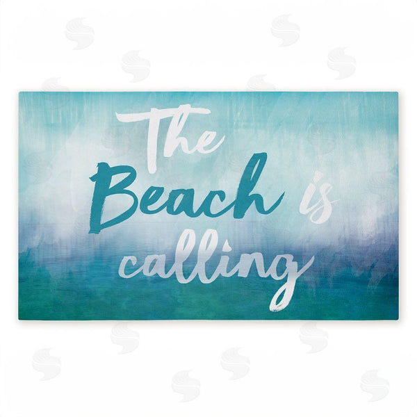 stupell industries Lula Bijoux & co. | Beach Is Calling Gradient Non-Woven Door Mat