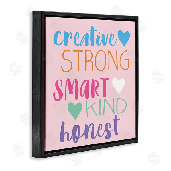 Stupell Industries Lula Bijoux & Co. | Creative Strong Smart Confidence Wall Art