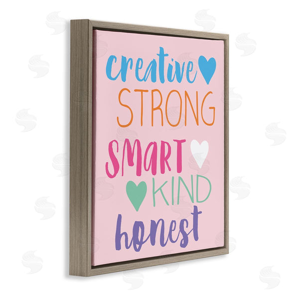 Stupell Industries Lula Bijoux & Co. | Creative Strong Smart Confidence Wall Art
