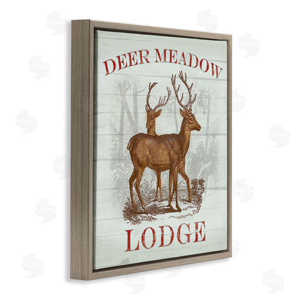 Stupell Industries Lula Bijoux & Co. | Deer Meadow Lodge