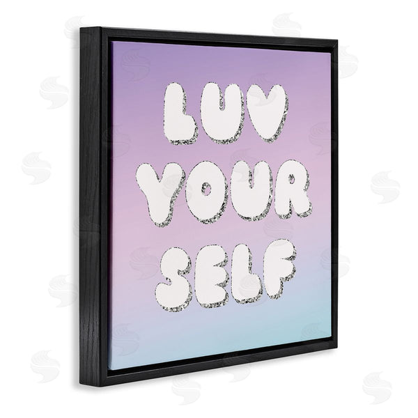Stupell Industries Lula Bijoux & Co. | Luv Yourself Self Care Phrase Wall Art