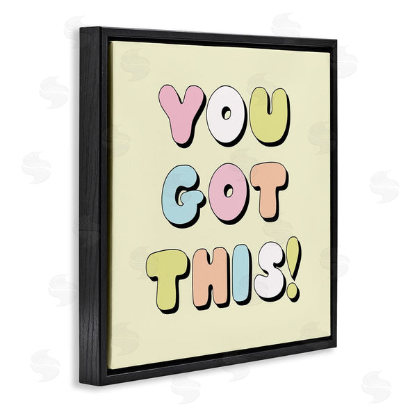 Stupell Industries Lula Bijoux & Co. | Yellow You Got This Phrase Wall Art