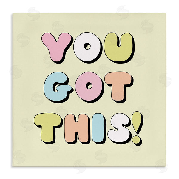 stupell industries Lula Bijoux & co. | Yellow You Got This Phrase Wall Art