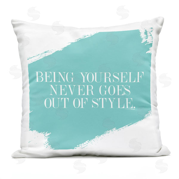 Stupell Industries LulusimonSTUDIO | Being Yourself Never Out Of Style Printed Throw Pillow