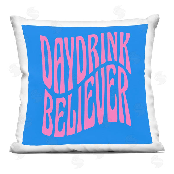 stupell industries lulusimonSTUDIO | Daydrink Believer Summer Phrase Printed Throw Pillow