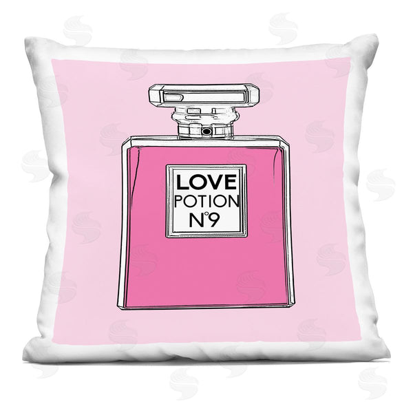 stupell industries lulusimonSTUDIO | Love Potion Glam Perfume Printed Throw Pillow