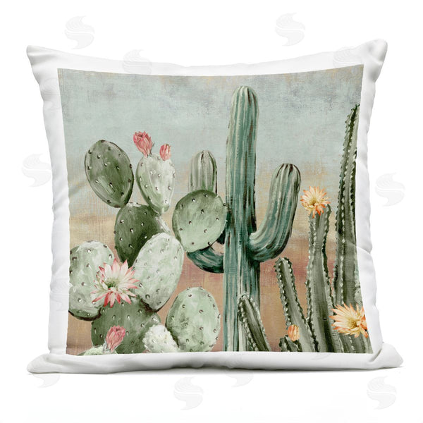 Stupell Industries Luna Mavis | Cacti Blooms Among Thorns Printed Throw Pillow