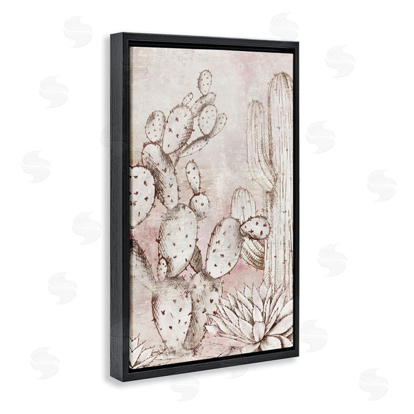 Stupell Industries Luna Mavis | Oasis Guardian Cacti Wall Art