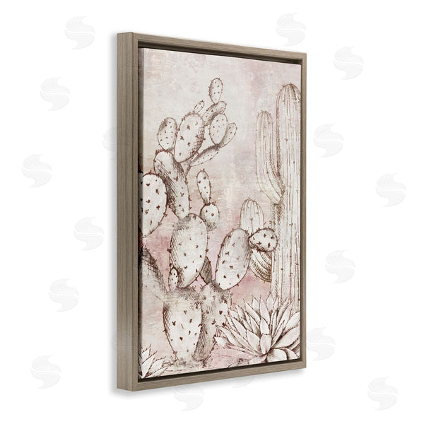 Stupell Industries Luna Mavis | Oasis Guardian Cacti Wall Art