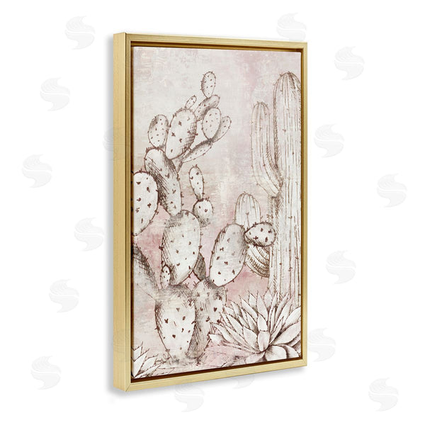 Stupell Industries Luna Mavis | Oasis Guardian Cacti Wall Art