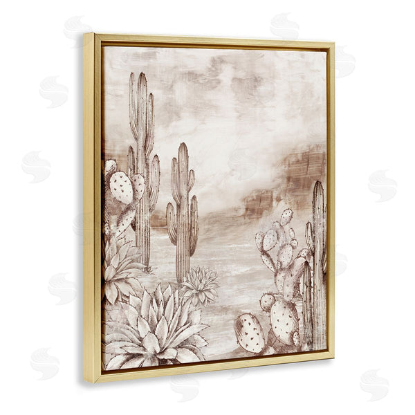 Stupell Industries Luna Mavis | Prickly Elegance Cacti Wall Art