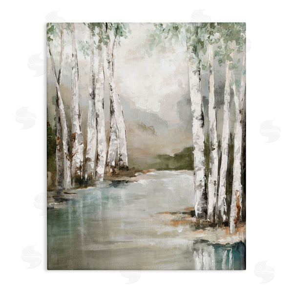 stupell industries Luna Mavis | Veil Of Silver Trunks Wall Art