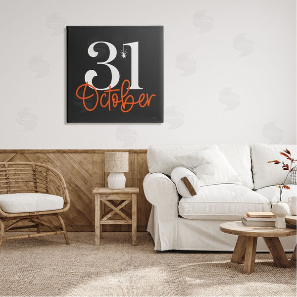 Stupell Industries Lux + Me Designs | 31 October Halloween Date Wall Art