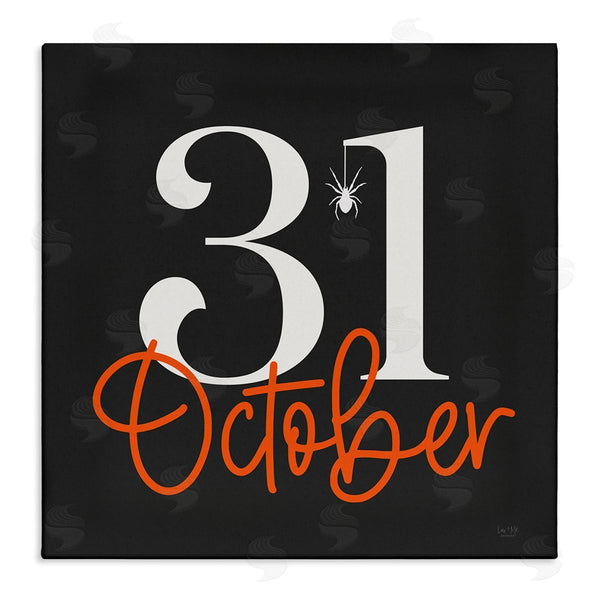stupell industries Lux + Me Designs | 31 October Halloween Date Wall Art