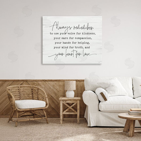 Stupell Industries Lux + Me Designs | Always Remember Heart For Love Wall Art