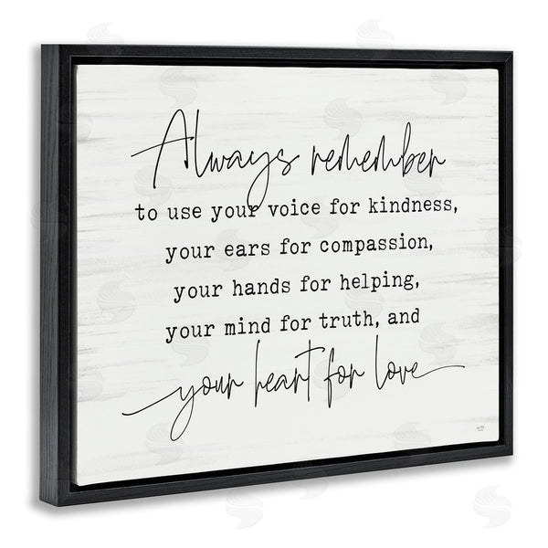 Stupell Industries Lux + Me Designs | Always Remember Heart For Love Wall Art