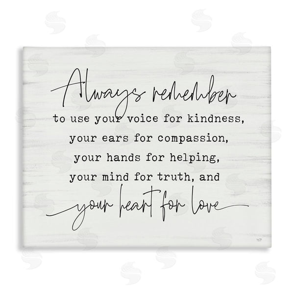 stupell industries Lux + Me Designs | Always Remember Heart For Love Wall Art