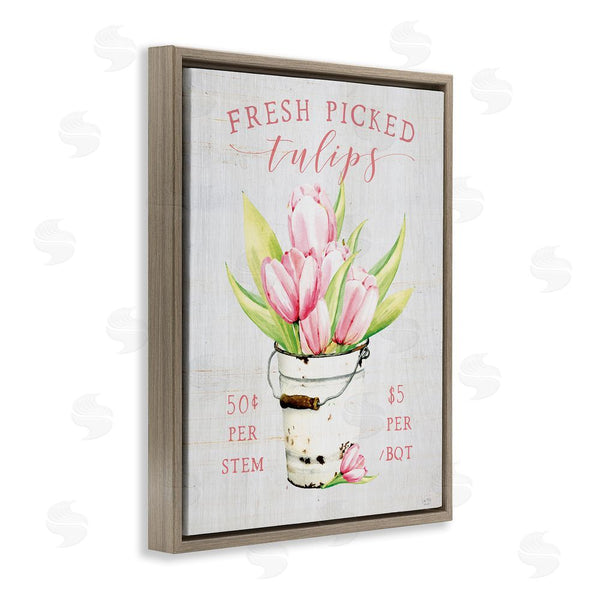 Stupell Industries Lux + Me Designs | Antique Fresh Picked Tulips Wall Art