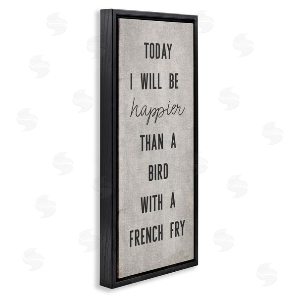 Stupell Industries Lux + Me Designs | Bird With A French Fry Wall Art