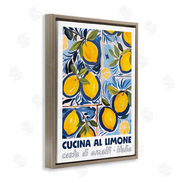 Stupell Industries Lux + Me Designs | Bright Mediterranean Lemons