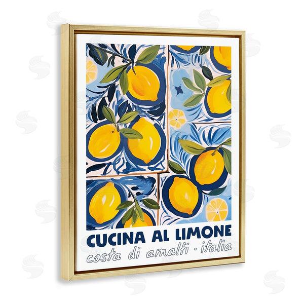 Stupell Industries Lux + Me Designs | Bright Mediterranean Lemons
