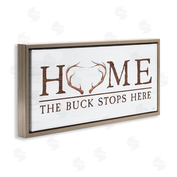 Stupell Industries Lux + Me Designs | Buck Stops Here Typography