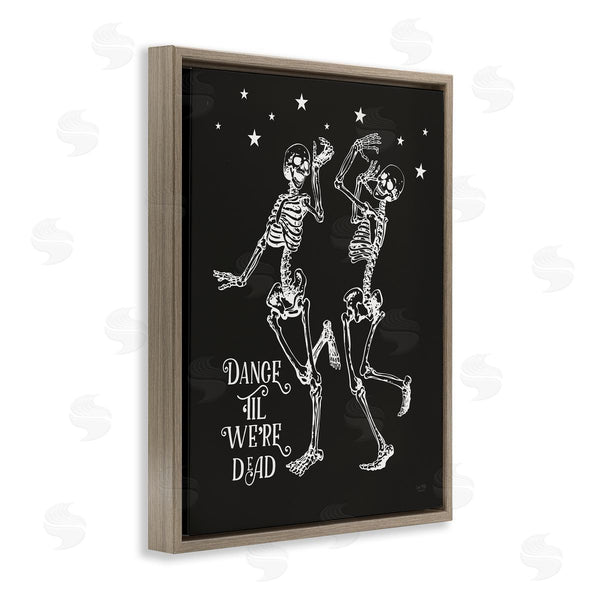 Stupell Industries Lux + Me Designs | Dance 'Til We're Dead Skeletons Wall Art