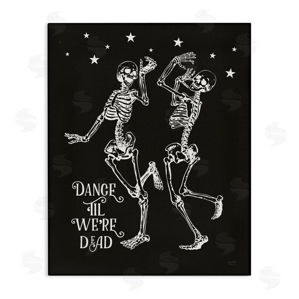 stupell industries Lux + Me Designs | Dance 'Til We're Dead Skeletons Wall Art