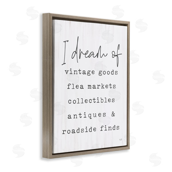 Stupell Industries Lux + Me Designs | Dream Of Antiques Phrase Wall Art