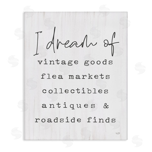 stupell industries Lux + Me Designs | Dream Of Antiques Phrase Wall Art