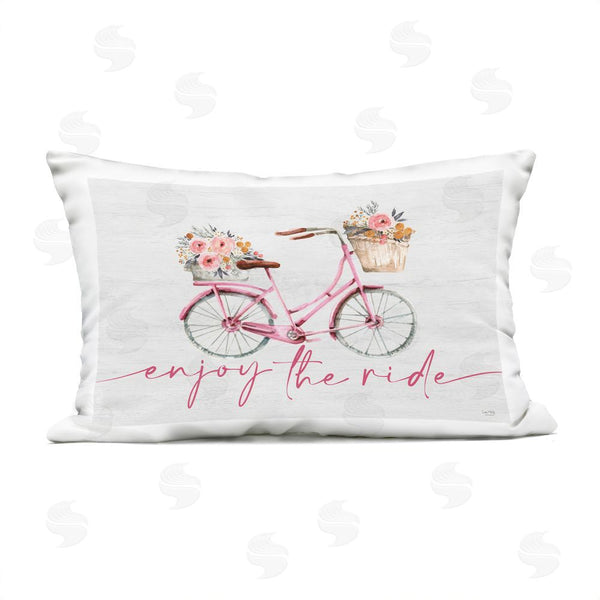 Stupell Industries Lux + Me Designs | Enjoy The Ride Bicycle Throw Pillow