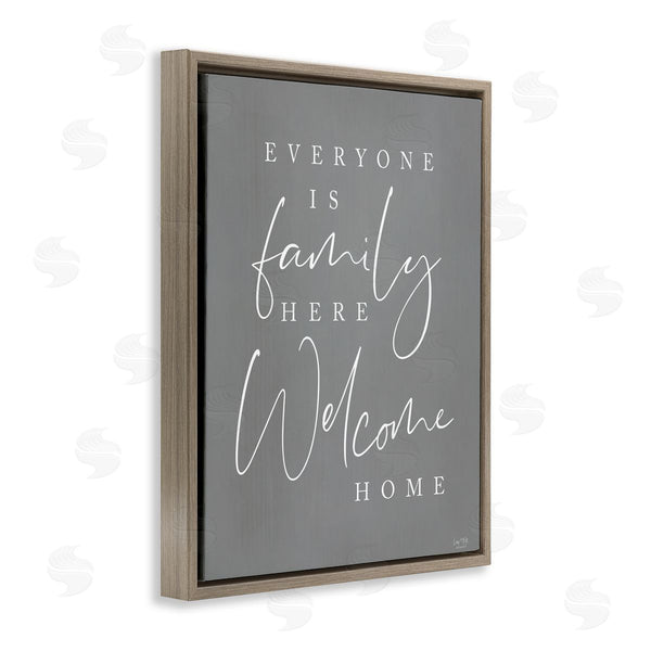 Stupell Industries Lux + Me Designs | Everyone Is Family Here Wall Art