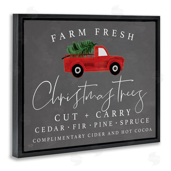 Stupell Industries Lux + Me Designs | Farm Fresh Trees Over Grey
