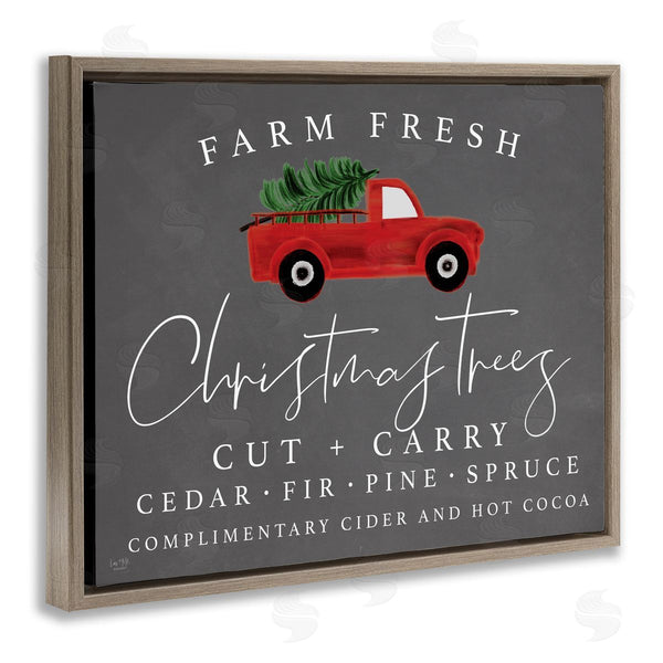 Stupell Industries Lux + Me Designs | Farm Fresh Trees Over Grey
