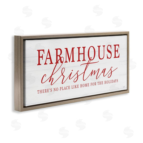 Stupell Industries Lux + Me Designs | Farmhouse Christmas No Place Like Home