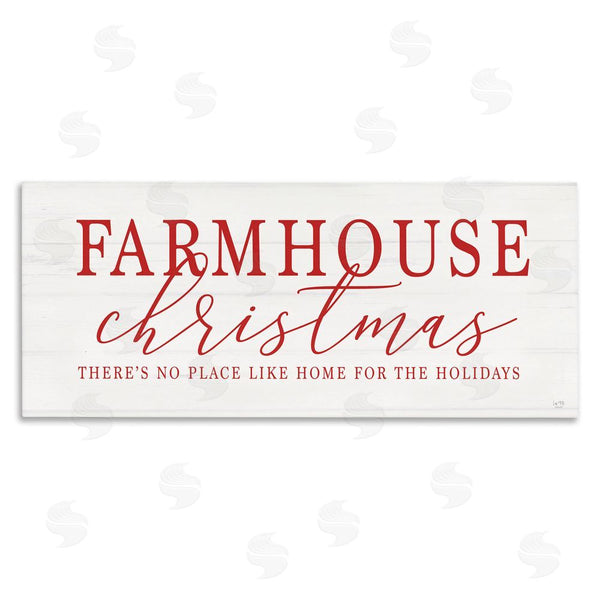 stupell industries Lux + Me Designs | Farmhouse Christmas No Place Like Home