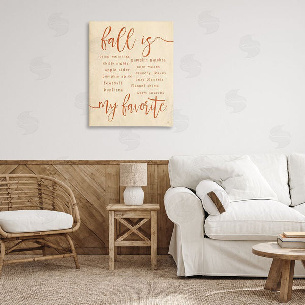Stupell Industries Lux + Me Designs | Favorite Fall Activities Wall Art